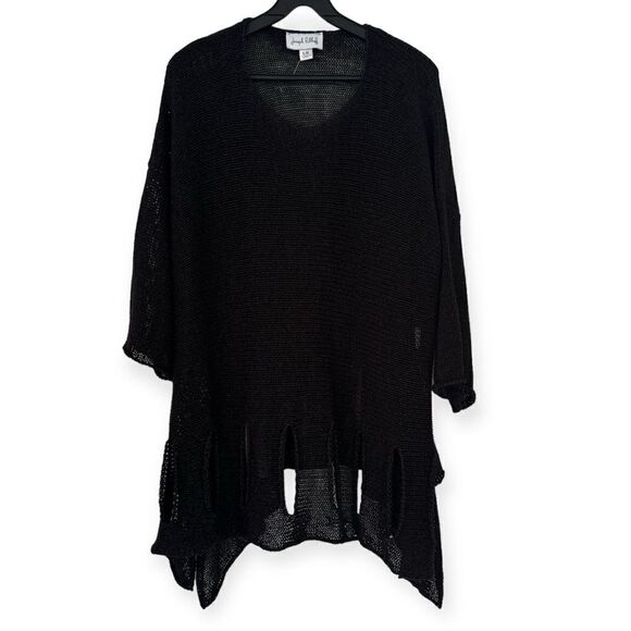 JOSEPH RIBKOFF Tunic Style Knit Handkerchief Hem Top Size S/M - Picture 3 of 7